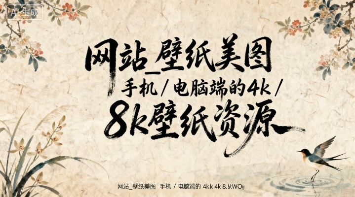 网站_壁纸美图 手机 / 电脑端的4k / 8k壁纸资源…