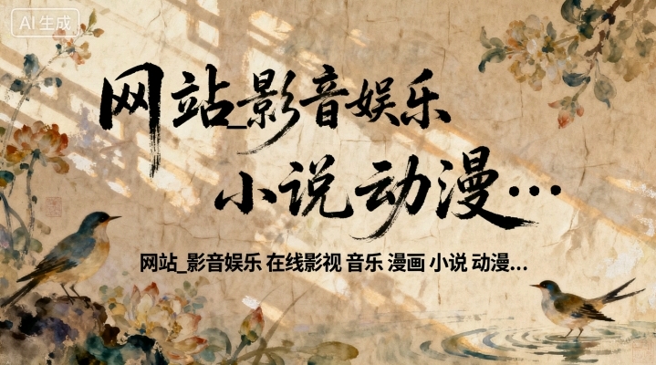 网站_影音娱乐 在线影视 / 音乐 / 漫画 / 小说 / 动漫…