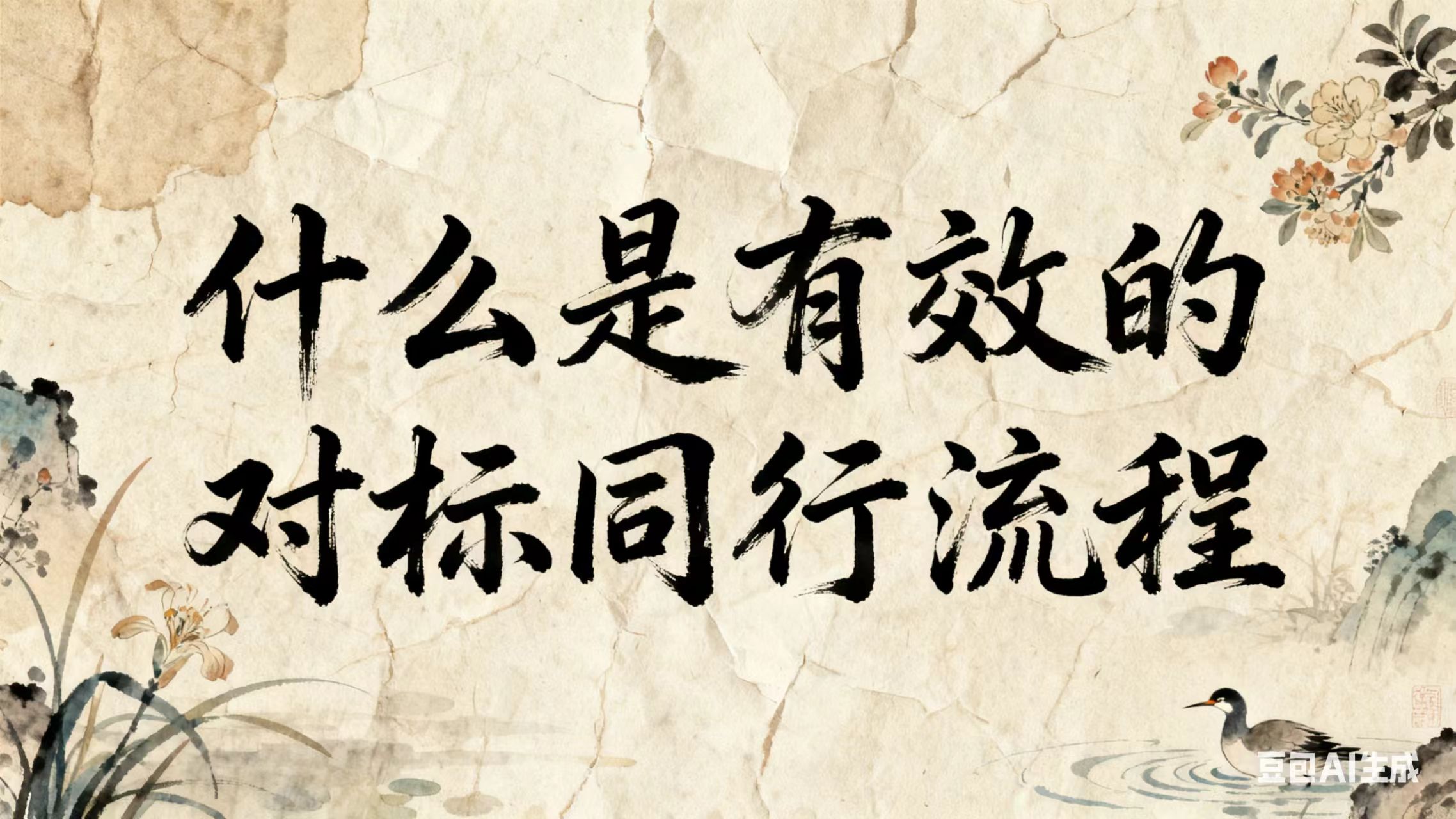 对标同行流程梳理_什么是有效的对标同行流程