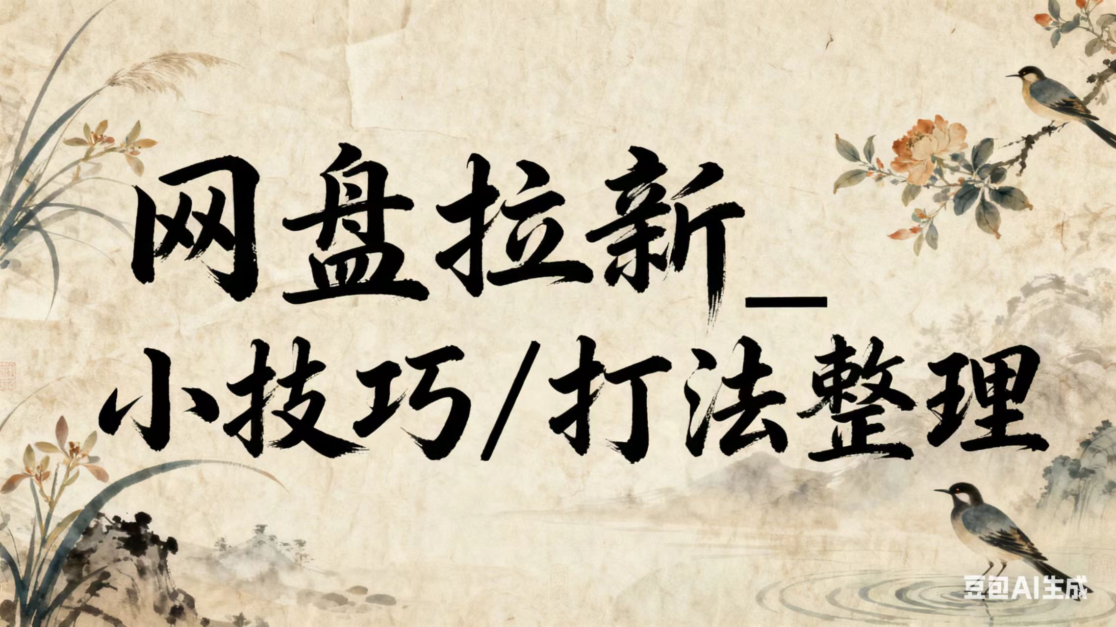 网盘拉新_小技巧/打法整理